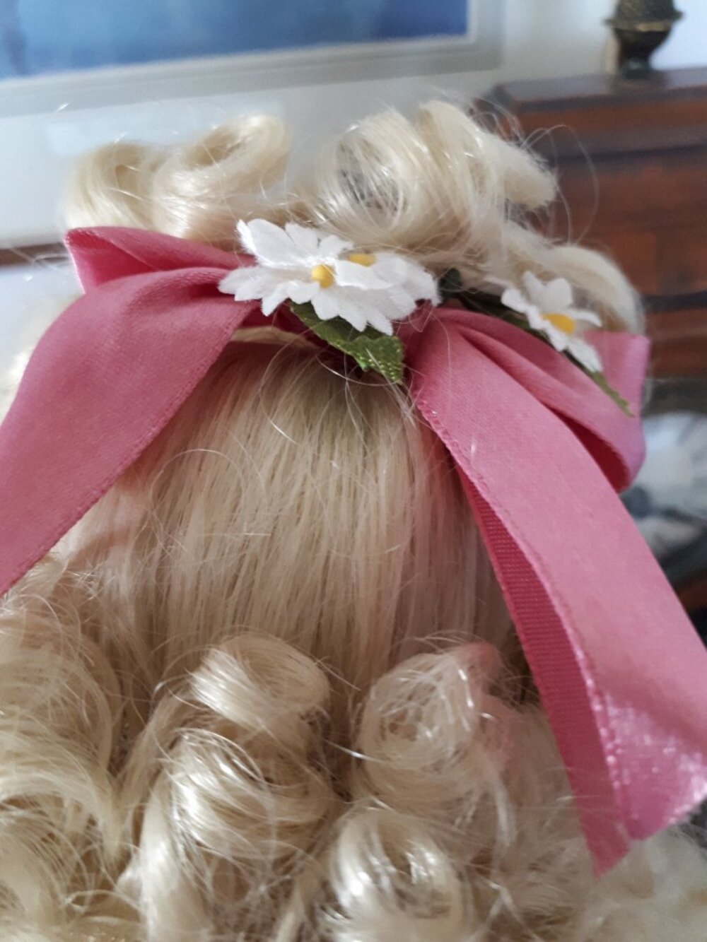 Gorgeous Porcelain Doll with Stand - Picture 11 of 11